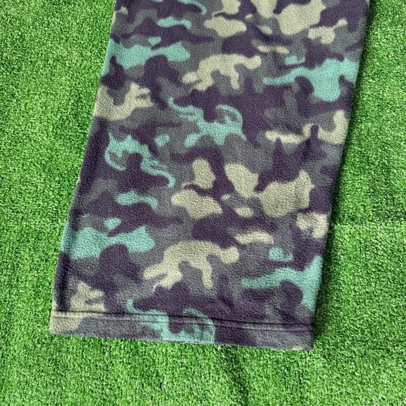 Fruit of the Loom Camo Green Fleece Pockets Loungewear Pajama Pants Big Size 2XL - Picture 11 of 12
